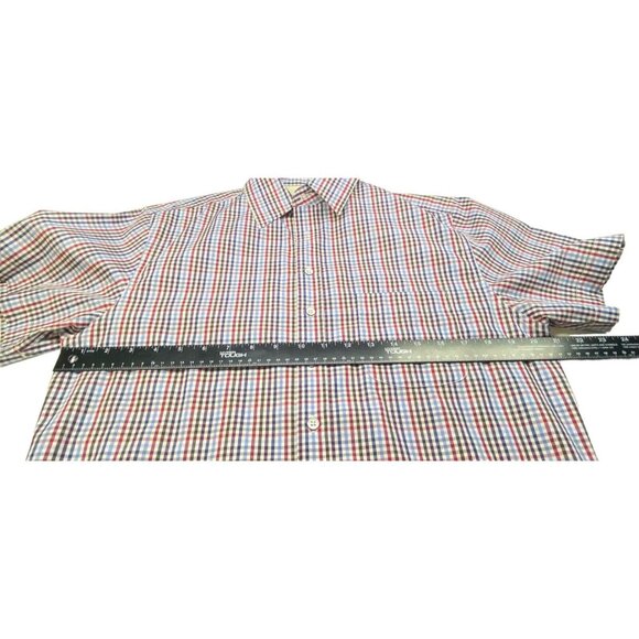 RAG & BONE Men Short Sleeve Shirt Tailored Workwear Plaid Sz M Multicolor 3-19 - Picture 4 of 8